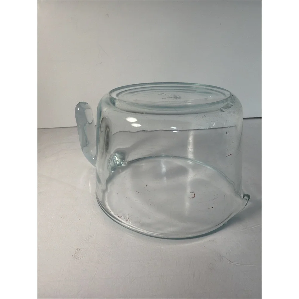 Vintage 2 Pyrex Blue Tint Glass Measuring Cup Set 1 Cup & 4 Cup /See Description